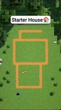 Minecraft starter house tutorial 🏡 #minecraft