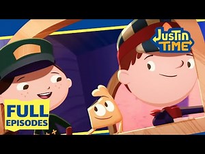 🕰️ Saving the World’s Clock & Mountain Adventures🚂 | + More Cartoons for Kids ‪@justintime-official‬