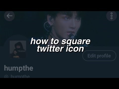 how to make your twitter icon square / transparent twitter profile picture *CHECK THE RESOLUTION*