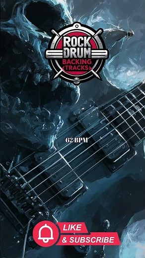 62 BPM Slow Rock Drum Track – Smooth and Open