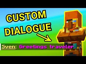 How To Make an NPC WITH DIALOGUE in Minecraft 1.21.5 (updated)