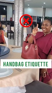 593K views · 8.8K reactions | Never place your handbag on the table ❌...