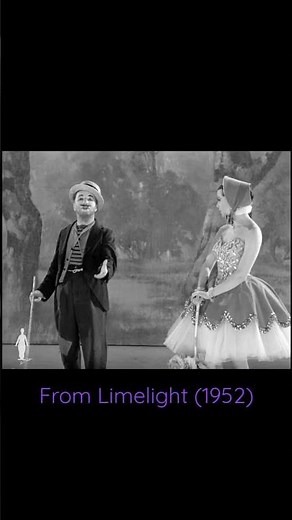 Charlie Chaplin and Claire Bloom in Limelight (1952)