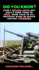 1 billion artillery shells! #history #ww2