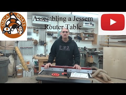 Assembling a Jessem router table