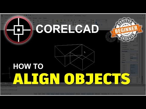 CorelCAD How To Align Object Tutorial
