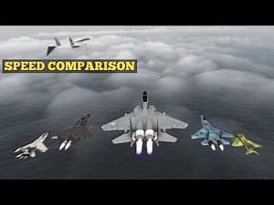 Speed Comparison 3D - Fastest Fighter Jet | Fastest Aircraft 2023