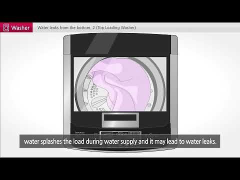 [LG Top Load Washers] Troubleshooting Washer Leaking From The Bottom
