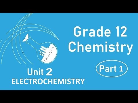 Grade 12 Chemistry Unit 2 Electrochemistry Part 1
