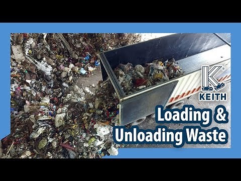 Loading & Unloading Trailer with Waste | KEITH Manufacturing Co.