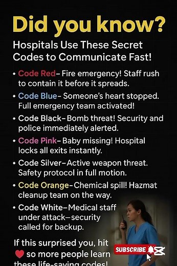 Hospital Secret Codes You Never Knew! 😱 | What Code Red, Blue & Pink Really Mean