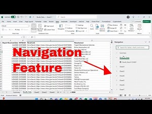 How to Use The Navigation Feature in Excel! Work Through Large Workbooks With Ease! #msexcel #howto