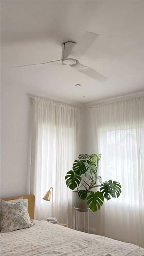 Fanco Flow — Energy Efficient Hugger Fan for Contemporary Bedrooms