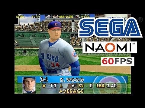 SEGA Super Major League '99 NAOMI Arcade Baseball on PC HD World Series 99 (demul emu)