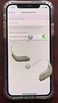 How to pair Bluetooth compatible hearing aids to a smartphone for streaming
