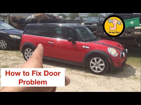 How To Fix And Open 3rd Door On Mini Cooper Clubman