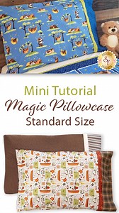 Join Jen in this mini tutorial as she shows you how to make a fun, Magic Pillowcase! Watch the full tutorial: https://www.shabbyfabrics.com/free-downloads-and-video/59 | Shabby Fabrics