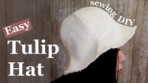Tulip Hat DIY [Free Pattern Download]