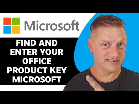 How to Find and Enter your Office Product Key Microsoft | Microsoft Tutorial 2025