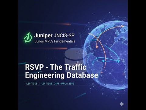 Juniper JNCIS-SP - Junos MPLS Fundamentals - RSVP - The Traffic Engineering Database