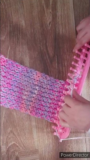 loom knit scarf for beginners step by step #knitting #loom