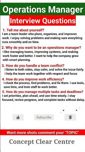 Top 5 Operations Manager Interview Questions and Answers to Ace Your Dream Job
