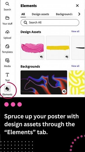 How to create a poster fast using Adobe Express