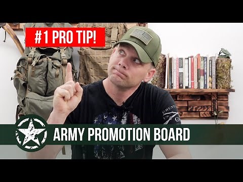 Army Promotion Board Preparation