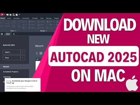 Download & Install AutoCAD 2025 on macOS - Complete Installation Guide