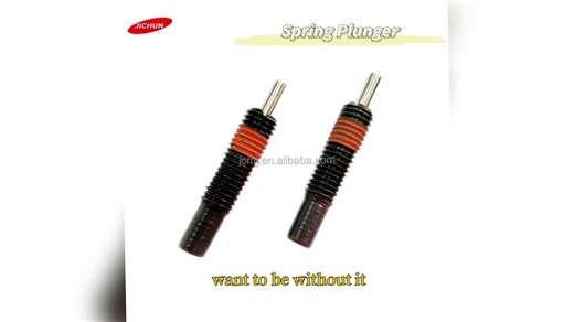 Zinc Alloy Body Nylon Tip 100000 Cycles High Precision YMD Standard Spring Plunger for Automotive Jig and Fixture