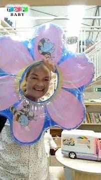 Deflating inflatable Flower Ring Pink Bumble Bee. Second-hand shop Waregem.