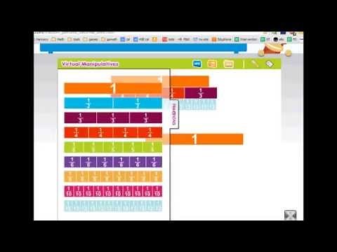 5-1: Adding Fractions With Unlike Denominators (using fraction strips)