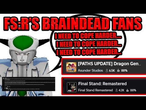 final stand remastered players are braindead. | DDOS#2