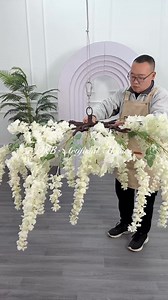 141K views · 1.4K reactions | FT004-2懶Customized ceiling floral designWe are always innovating in floral design and look forward to DKB Flower's floral products being featured at your wedding #dkbflower #dkbcrafts #weddingflorals #weddingbackdrop #eventbackdrop #custom #backdropflower | DKB Artificial Flowers Factory | Facebook