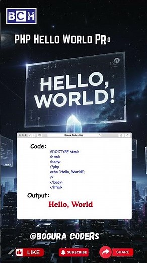 PHP Hello World Program | How to Start Programming. How to Start PHP | How to start Coding| Software