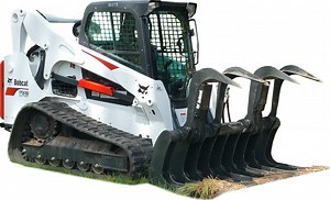 Track Loader Skid Steer Rental with Grapple