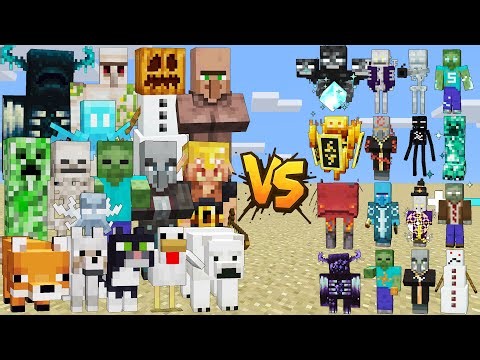 TITAN MOBS VS SUPER MOBS - TOURNAMENT | EPIC FIGHT MINECRAFT