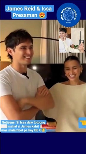 James kilig moments with Issa 🥰 mas sweet daw kaysa Ex #shortsfeed #trending #shorts