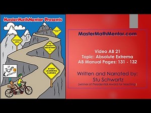 MasterMathMentor AB21 - Absolute Extrema