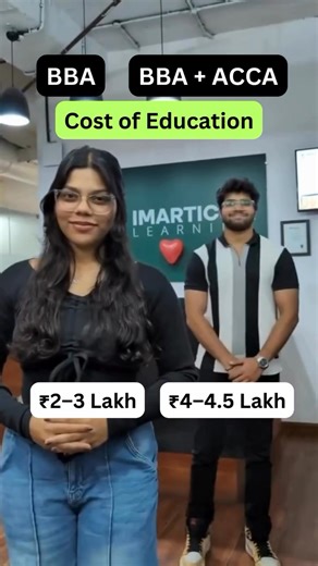BBA vs. BBA ACCA — The Difference Between a Job and a Global Career While a traditional BBA may offer entry-level roles at ₹3–4 LPA, combining it with the globally recognised ACCA certification transforms your prospects entirely—unlocking ₹10–15 LPA opportunities at top MNCs like EY, PwC, and KPMG. Recognised in over 180 countries, ACCA positions you as a world-class finance professional, equipped for international success. At Imarticus Learning, our ACCA preparation program comes with a 100% Jo