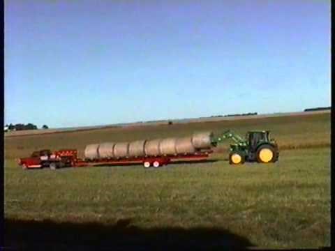 NoName Self-Unloading Round Bale Trailer