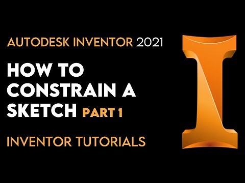 Autodesk Inventor 2021 | How to use Constraints - Part 1 | Tutorial