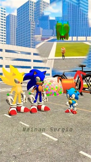 Super Sonic vs Brainrot Chicletera Bike in Garry's Mod Story part96 #brainrot #sonic