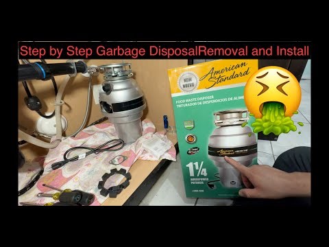 Easy Step by Step Garbage Disposal Removal and Installation