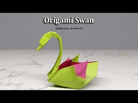 [DETAILED TUTORIAL] Origami Swan | Easy Paper Swan | Step-by-Step