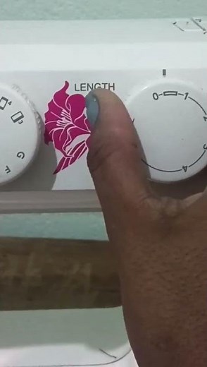 button hole stitching using usha janome allure / easy buttonhole stitching ###shotsvideo ###