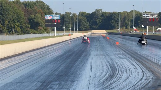 Pro Mod Two Stroke Sled CRUSHES World Record at Us131 Motorsports Park 😮 | CycleDrag