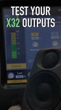 How to Use the Oscillator on the Behringer X32 #drewbrashler #behringerx32