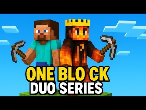 One block duo series #minecraft #oneblock ‪@Gamingking0322‬