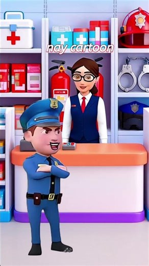 I am a doctor I need a first aid kit #cartoon#short#usa